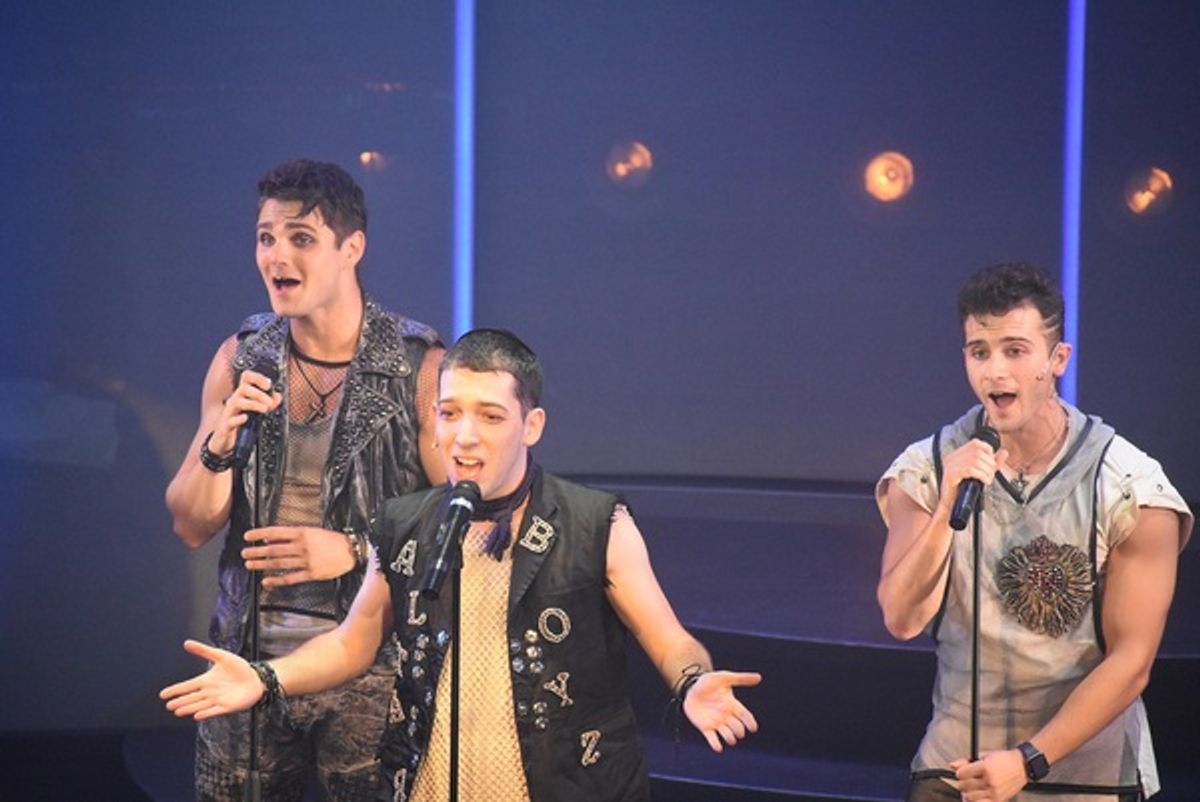 Austin Colby (Matthew), Coby Getzug (Abraham), and Anthony Fortino (Luke) at 