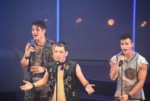 Austin Colby (Matthew), Coby Getzug (Abraham), and Anthony Fortino (Luke) Photo