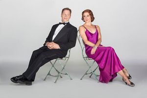 Michael Hayden appears as Benedick and Sara Topham as Beatrice @ BroadwayWorld Michael Hayden appears as Benedick and Sara Topham as Beatrice Photo