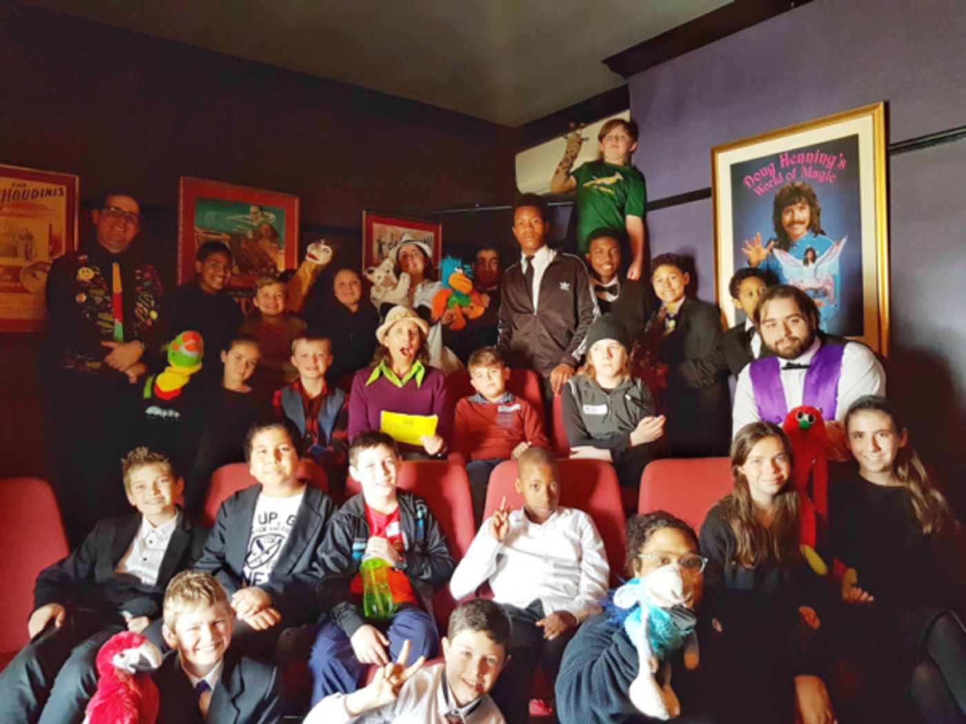 Photo Flash: Jive Cape Town Funny Festival International Performers Educate And Entertain College Of Magic's Young Magicians Photo Flash: Jive Cape Town Funny Festival International Performers Educate And Entertain College Of Magic's Young Magicians Image