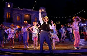 Andrew Kober (center) with the BLUE community ensemble Photo