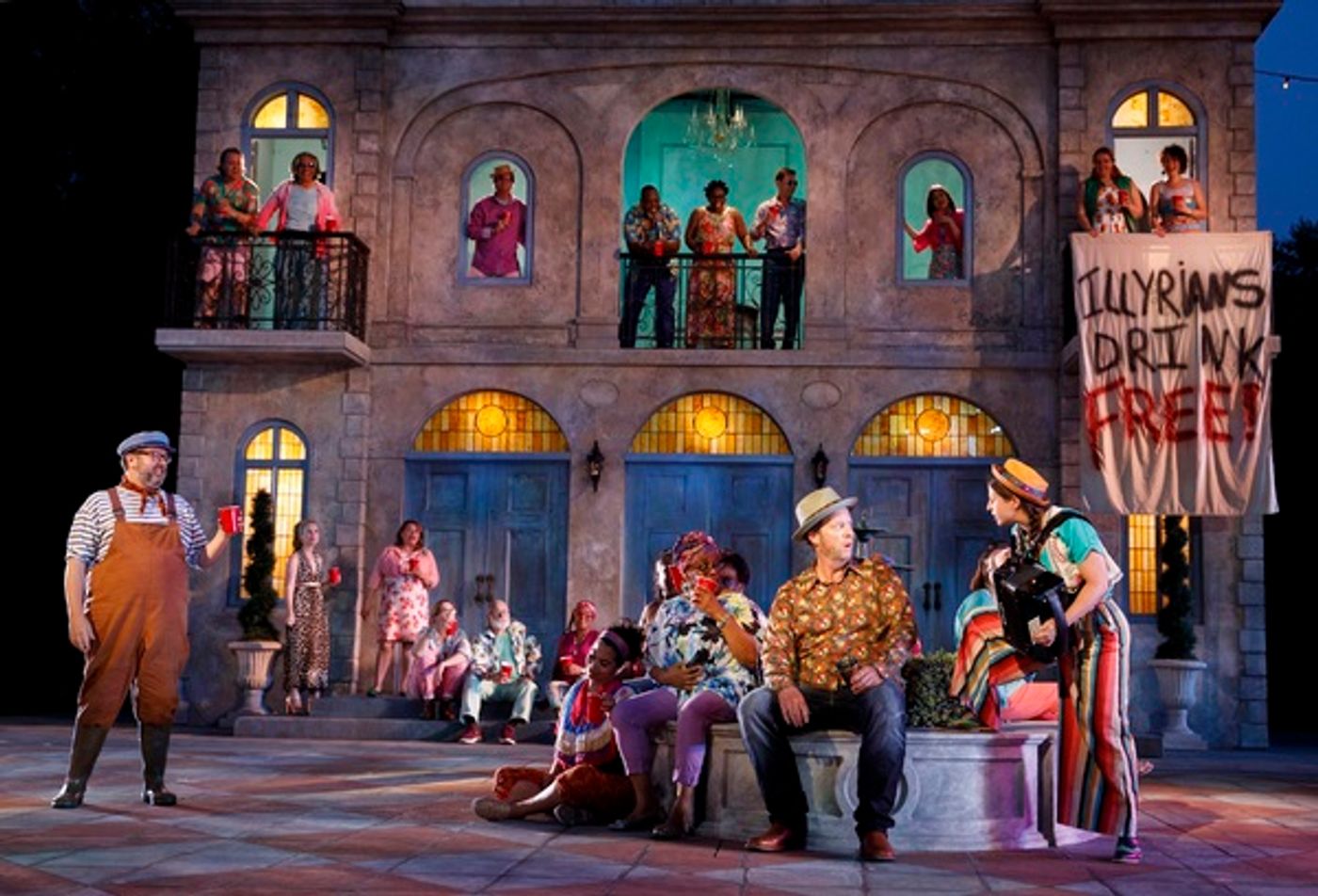 Photo Flash: First Look at Nikki M. James, Shuler Hensley & More in Public Works' TWELFTH NIGHT in the Park!  Image