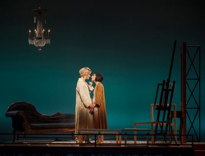 Eden Espinosa (Tamara de Lempicka) and Carmen Cusack (Rafaela) Photo