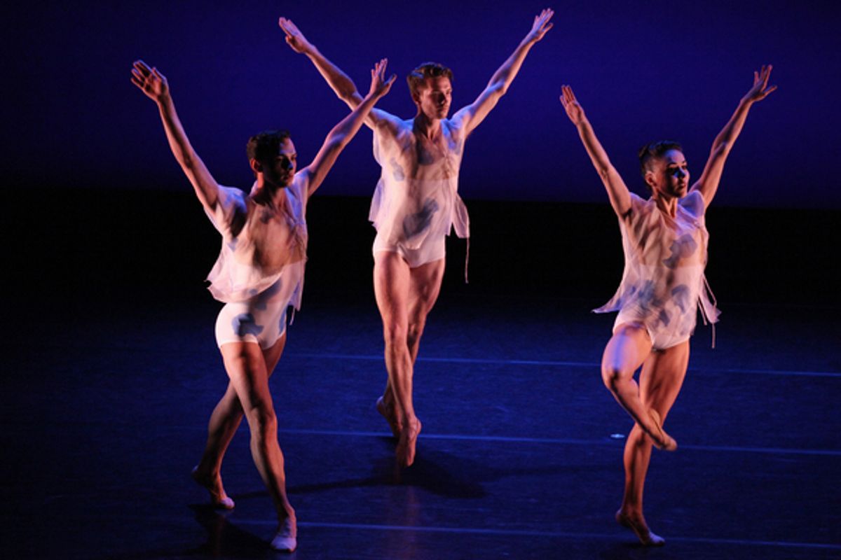 Pam Tanowitz Dance's Blueprint with Victor Lozano, Patricia Delgado and Jason Collins at 
