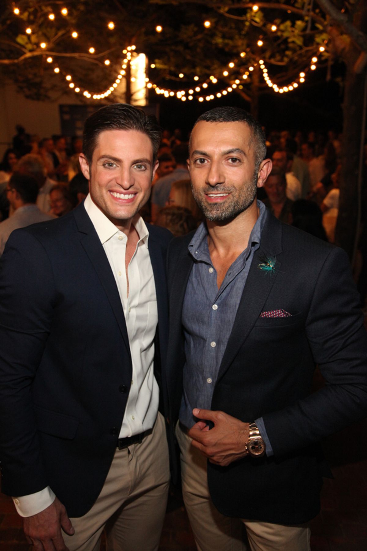 Co-producer Michael Apuzzo with Ali Ebrahimi at 