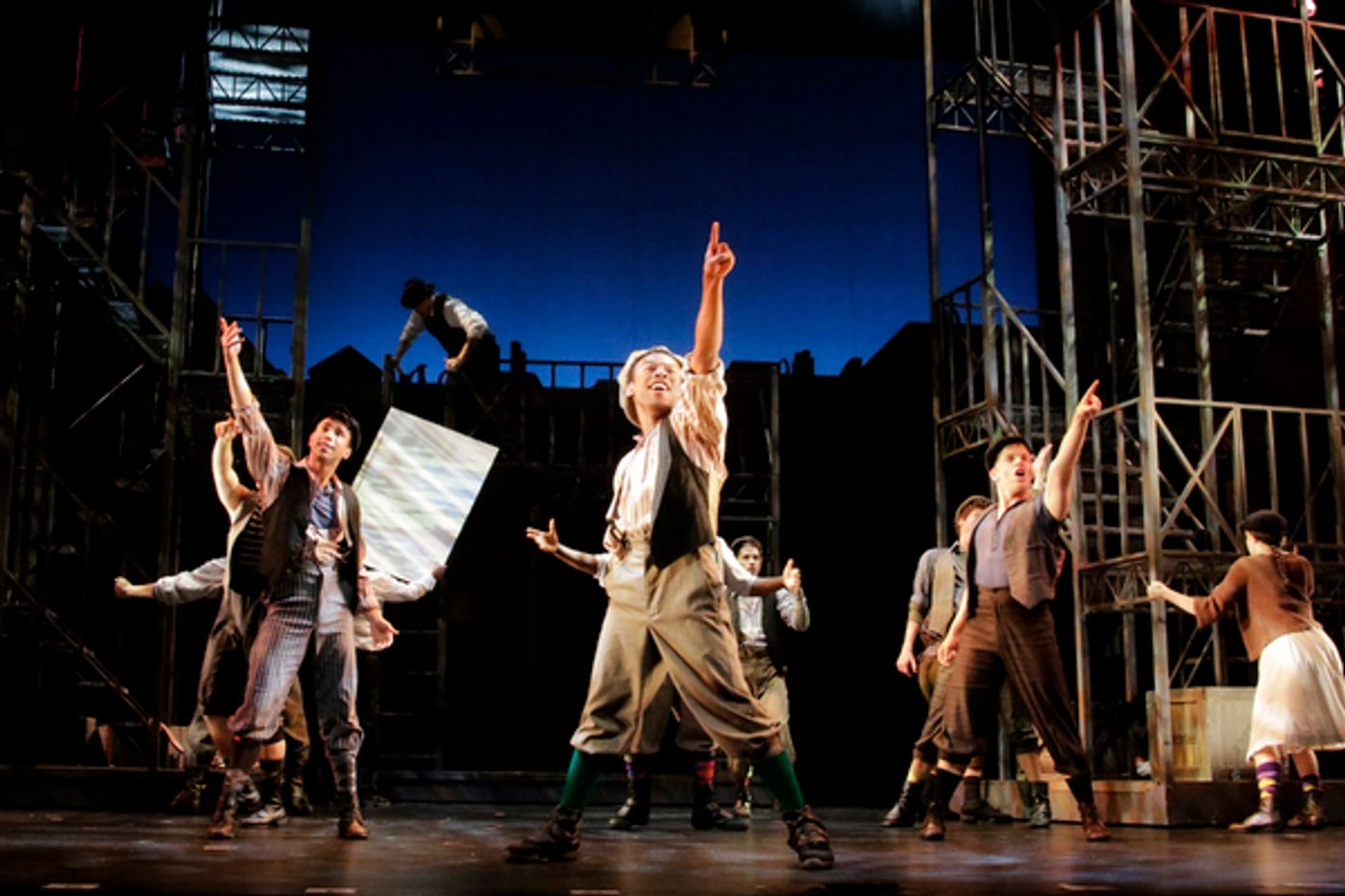Photo Flash: First Look at NC Theatre's NEWSIES Starring Jason Gotay  Image