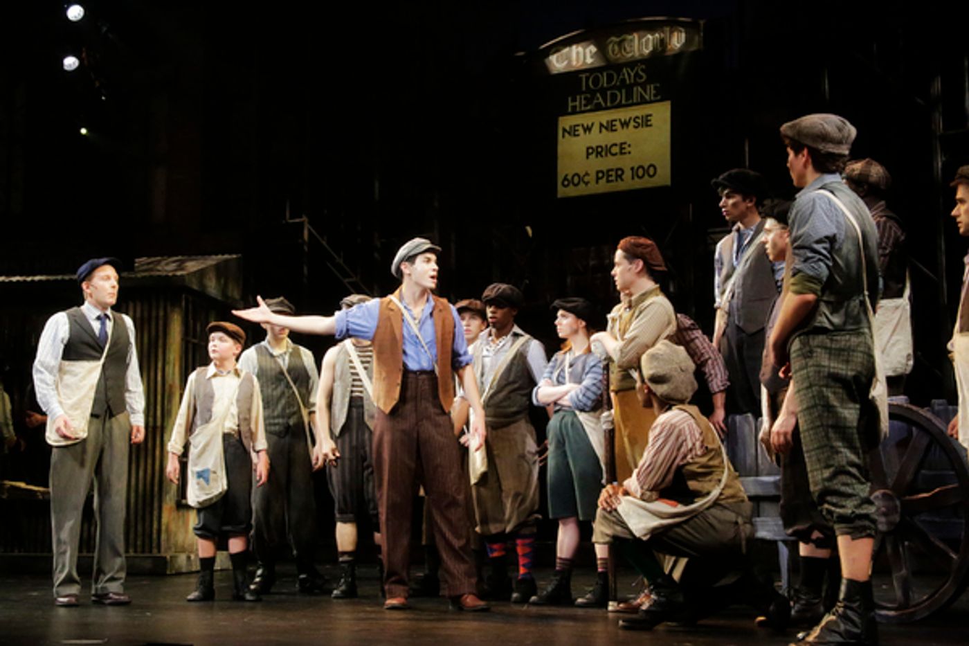 Photo Flash: First Look at NC Theatre's NEWSIES Starring Jason Gotay  Image