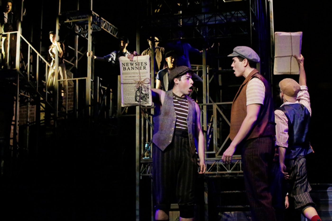 Photo Flash: First Look at NC Theatre's NEWSIES Starring Jason Gotay  Image