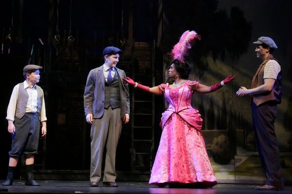 Huck Borden as Les, Daniel Plimpton as Davie, Yolanda W. Rabun as Medda Larkin, and J Photo