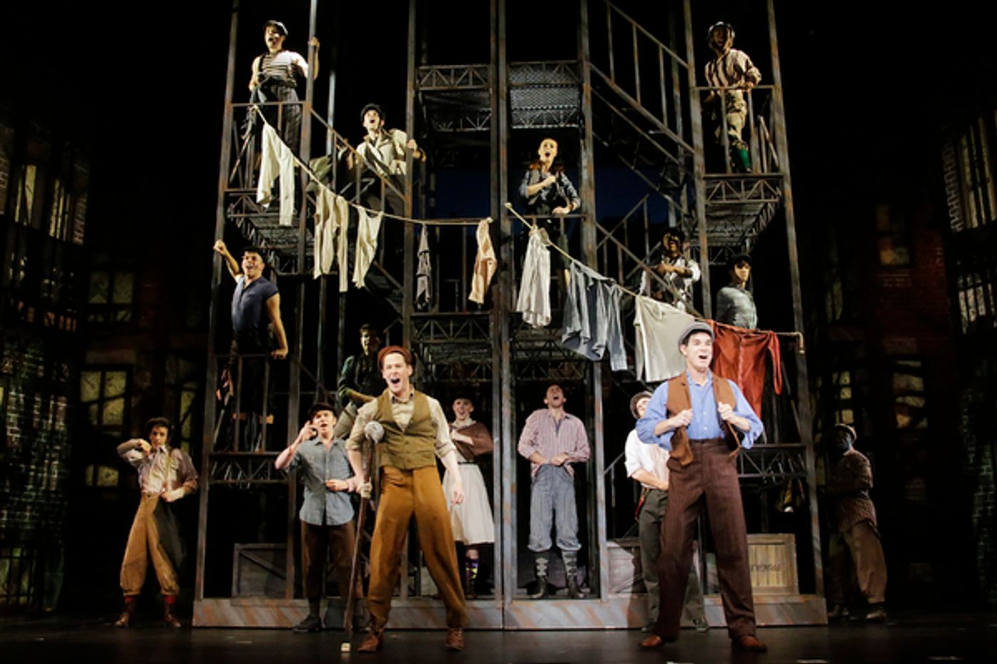 Photo Flash: First Look at NC Theatre's NEWSIES Starring Jason Gotay  Image