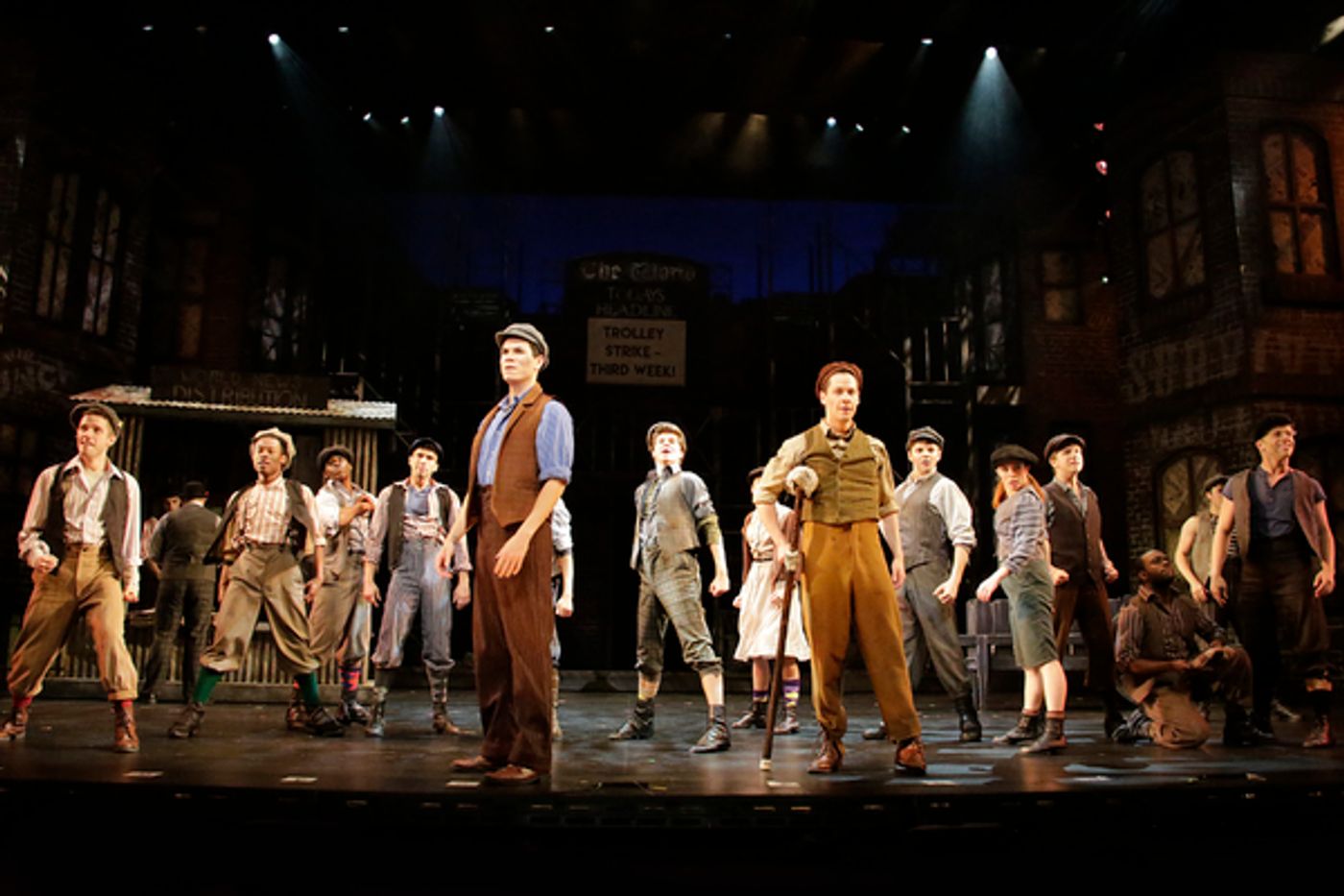 Photo Flash: First Look at NC Theatre's NEWSIES Starring Jason Gotay  Image