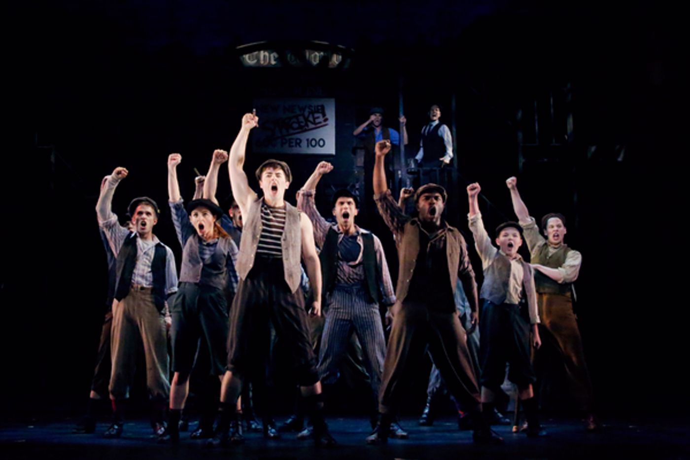 Photo Flash: First Look at NC Theatre's NEWSIES Starring Jason Gotay  Image