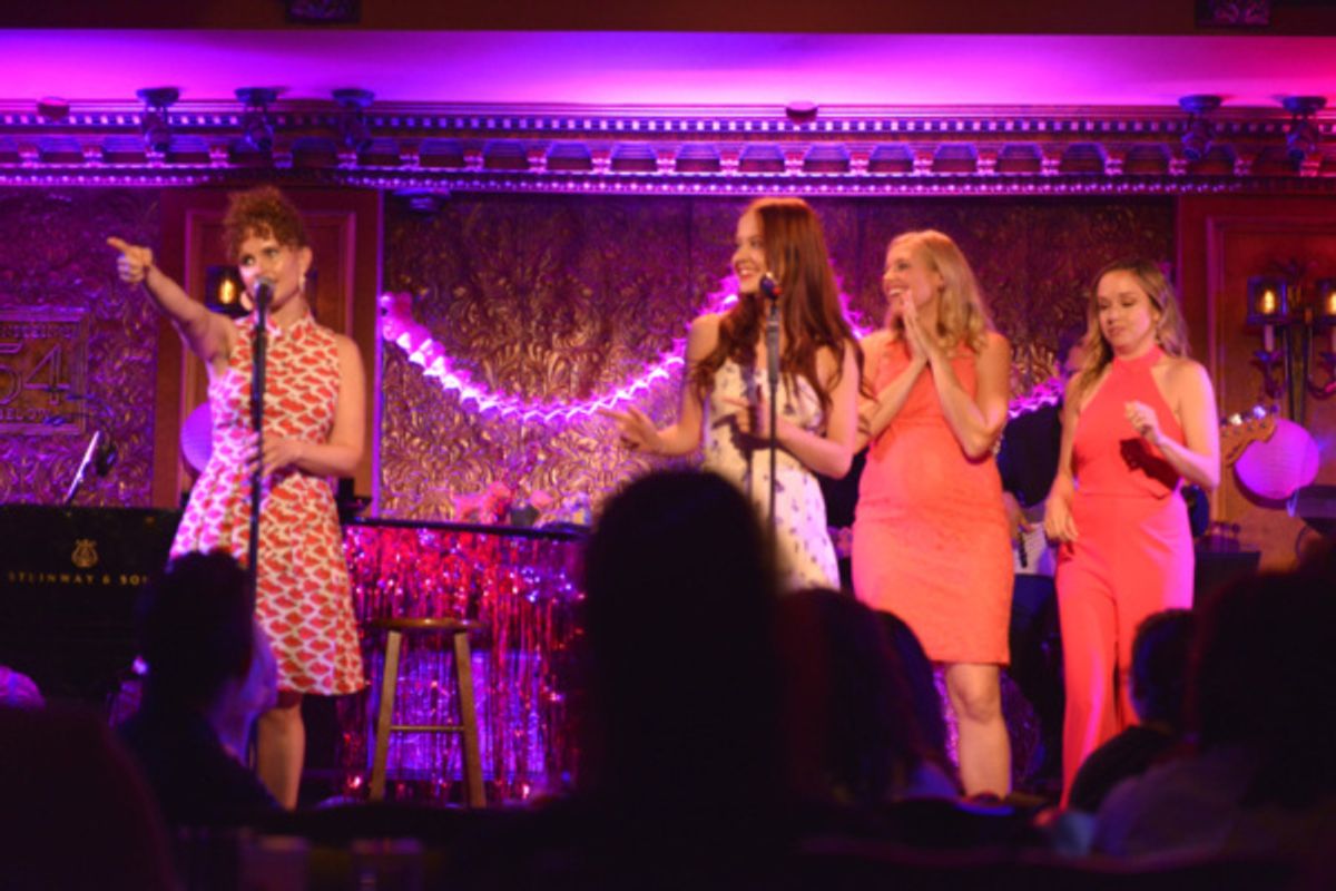 Autumn Hurlbert, Lauren Zakrin, Rhiannon Hansen and Natalie Lander at 