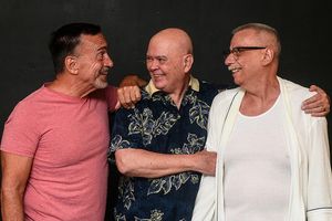 Left to right: Tom Chiola as Norman, Charles A. Berglund as Dennis, Danne W. Taylor a Photo