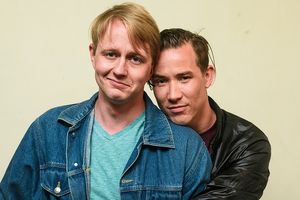 Micah Kronlokken (left), Jude Hansen (right). Photo by Paul Goyette. Photo