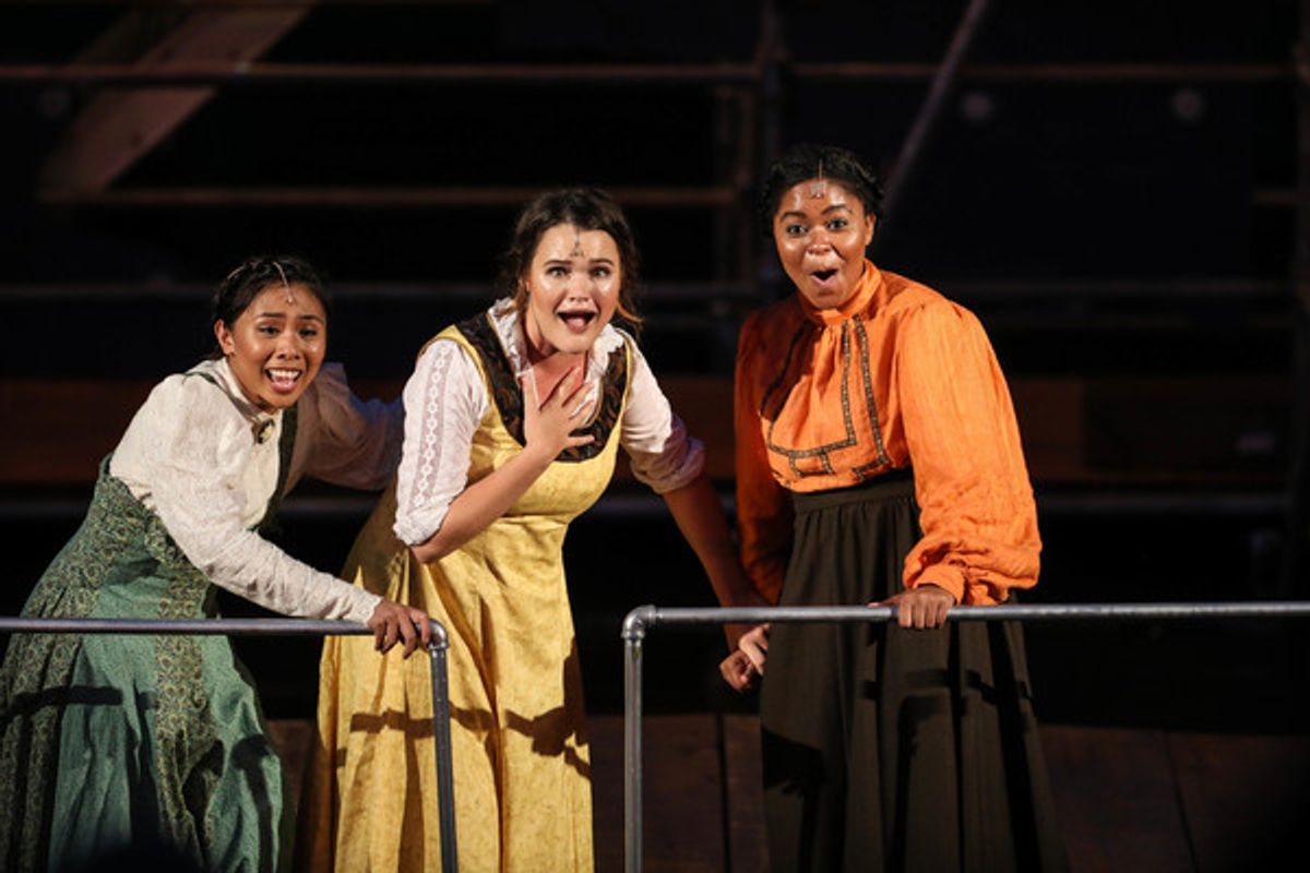 Niki Badua, Casey Schuler, India Tyree at 