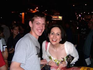 Ben with Stephanie D'Abruzzo @ BroadwayWorld Ben with Stephanie D'Abruzzo Photo