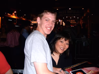 Ben with Ann Harada Photo