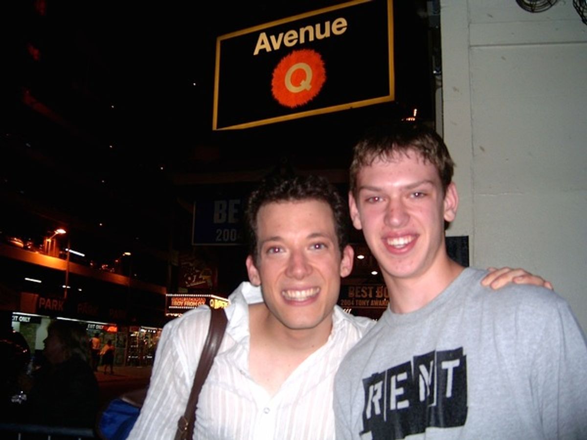 Ben with John Tartaglia at 