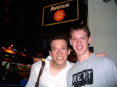 Ben with John Tartaglia Photo