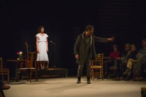 Simon Perkovich, Michael Raver and the cast of PERICLES. @ BroadwayWorld Simon Perkovich, Michael Raver and the cast of PERICLES. Photo