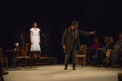 Arabella Galbo and Michael Raver. Photo