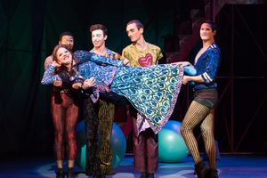 Berthe (Karen L. Robu), Pippin's grandmother, encourages him to live in the moment in Photo