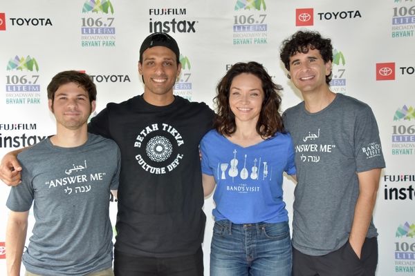 The Band's Visit-Etai Benson, Ari'el Stachel, Katrina Lenk and John Cariani Photo