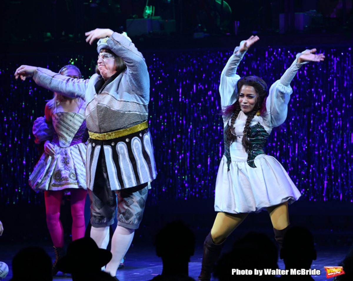 Tom Alan Robbins and Taylor Iman Jones at 