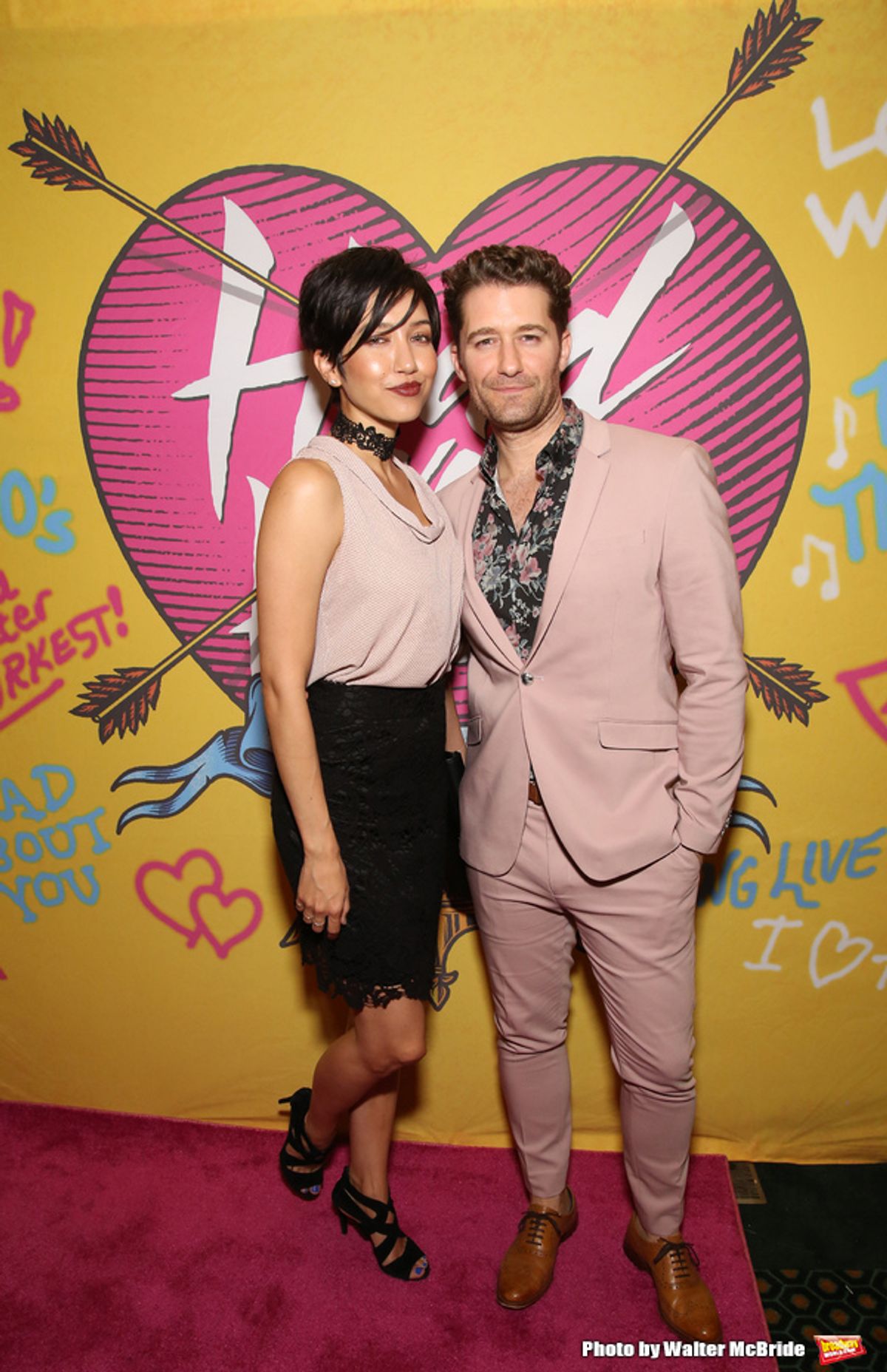 Renee Puente and Matthew Morrison at 