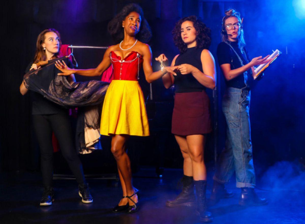 Chandler Converse, Alicia Thomas, Blair Medina, Patricia Sabulis at 