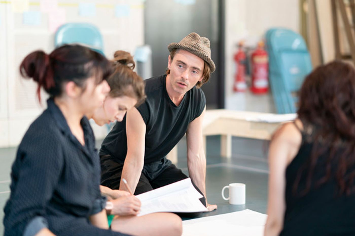 Photo Flash: In Rehearsal with the Donmar's ARISTOCRATS  Image