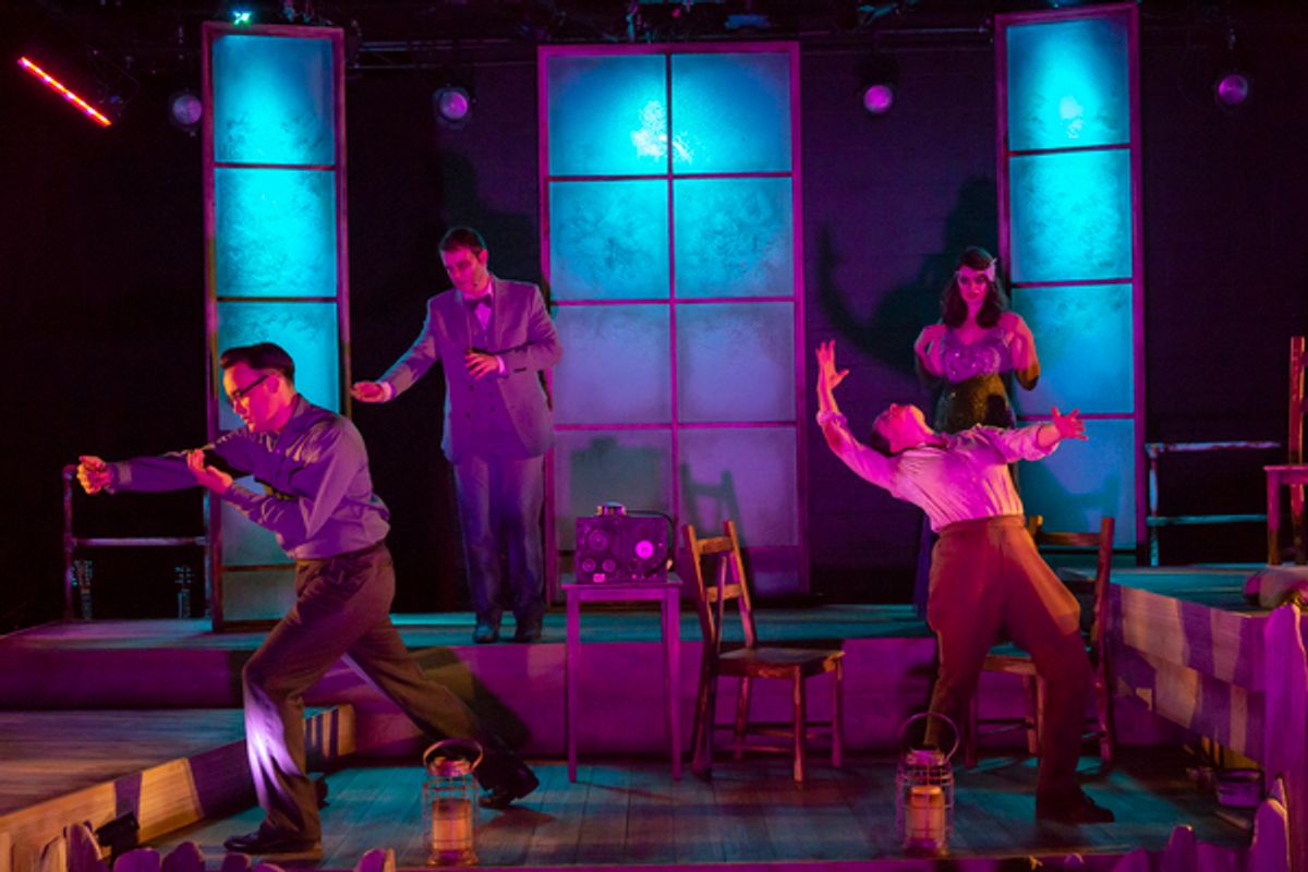 Adam Tran, Cary Davenport, Kelly Mengelkoch, Erin Ward at 