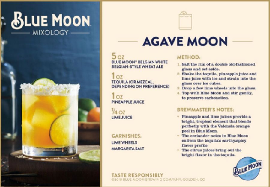BLUE MOON BREWING COMPANY Refreshing Summer Cocktail Recipes Image