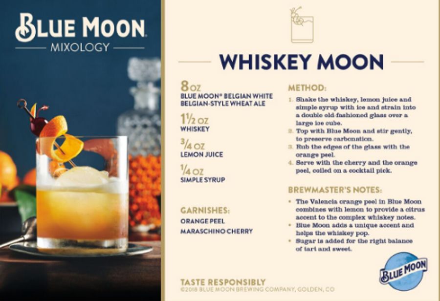 BLUE MOON BREWING COMPANY Refreshing Summer Cocktail Recipes Image