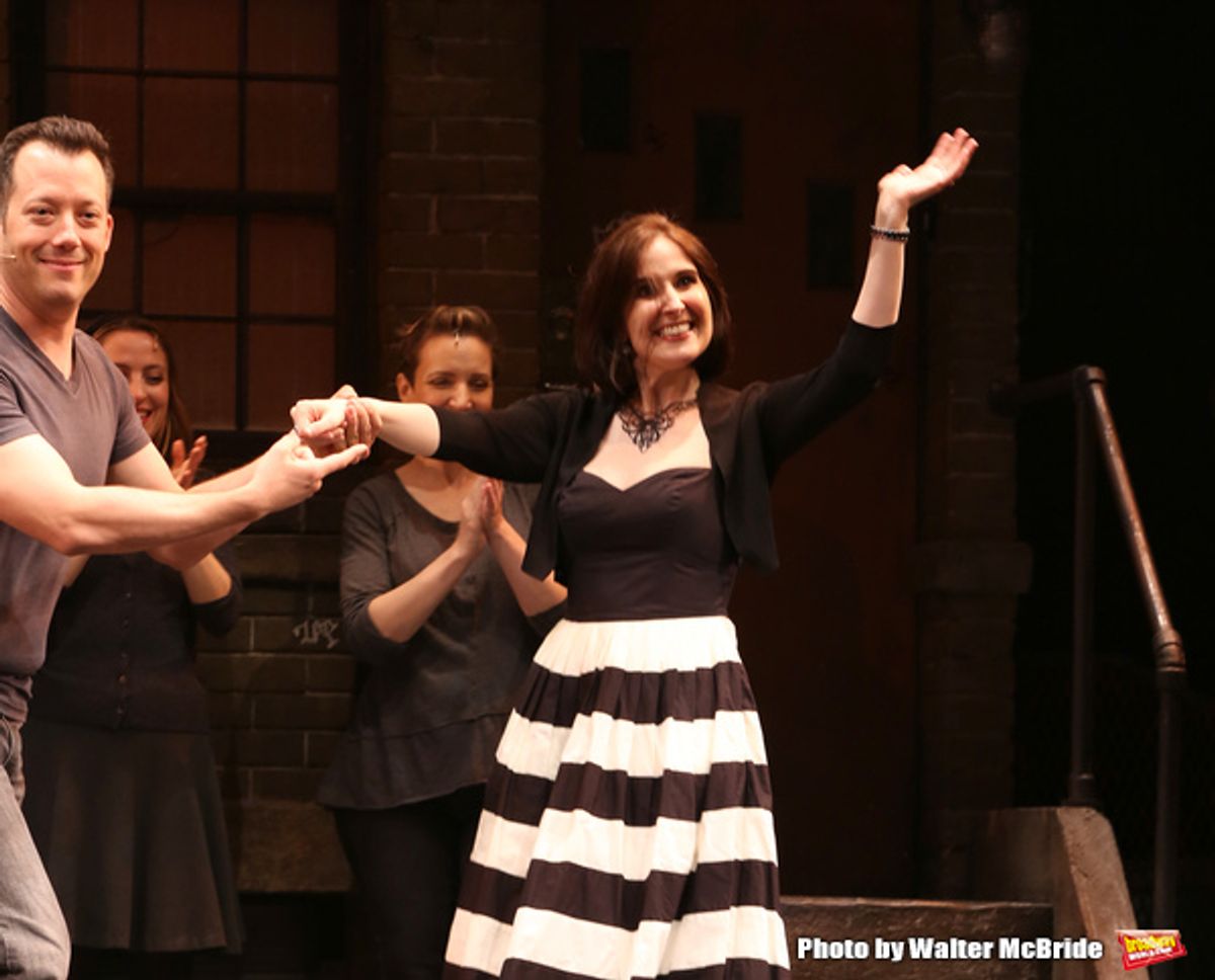 Original cast members  John Tartaglia and Stephanie Dâ€™Abruzzo at 