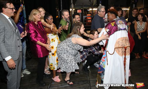 Justin Prescott with Donovan Leitch, Jeremy Kushnier, Bonnie Mulligan and cast  Photo