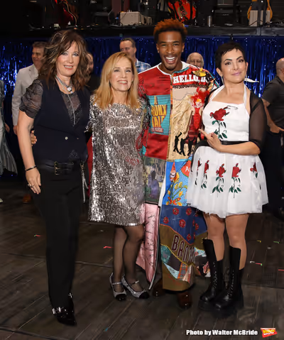 Kathy Valentine, Charlotte Caffey, Justin Prescott and Jane Wiedlin  Photo
