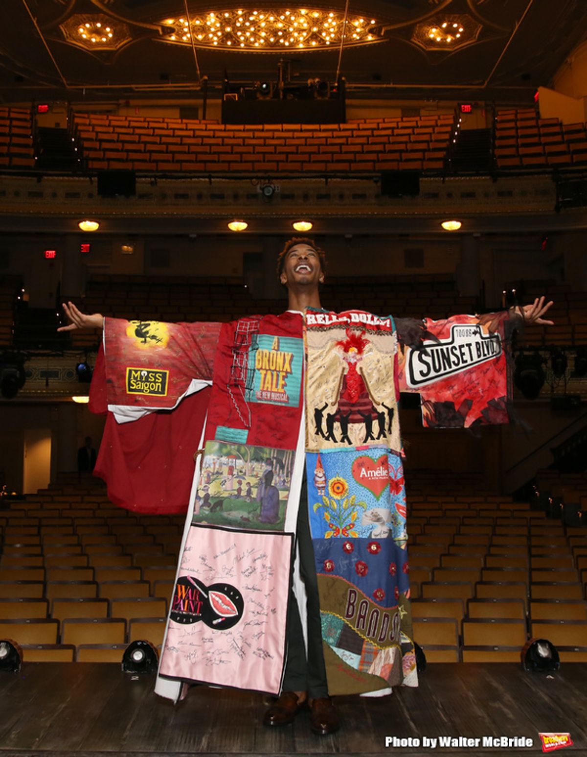 Justin Prescott at Inside the Legacy Robe Ceremony for HEAD OVER HEELS