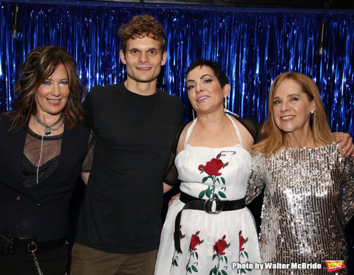 Kathy Valentine, Andrew Durand, Jane Wiedlin and Charlotte Caffey at 