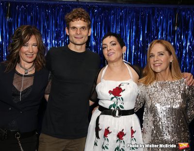 Kathy Valentine, Andrew Durand, Jane Wiedlin and Charlotte Caffey Photo