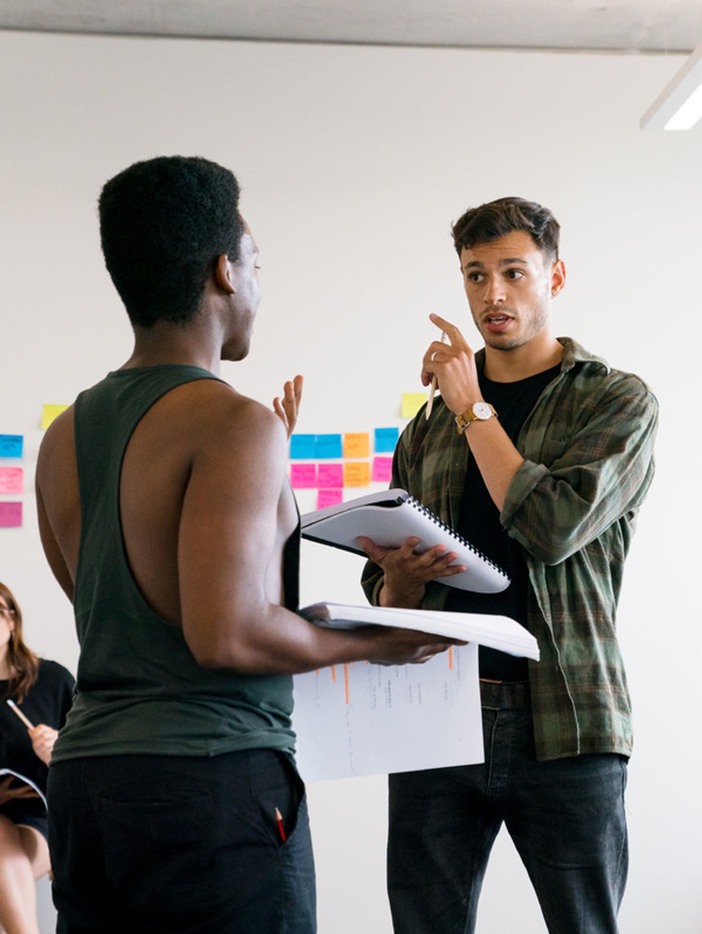 Photo Flash: Inside Rehearsal For HOMOS, OR EVERYONE IN AMERICA at the Finborough Theatre  Image