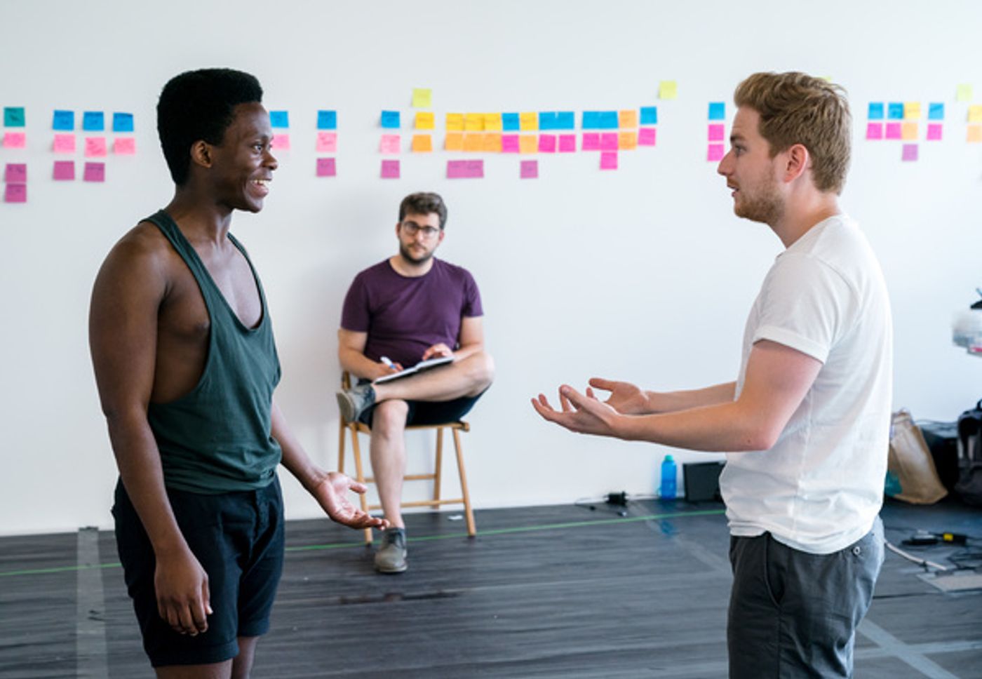Photo Flash: Inside Rehearsal For HOMOS, OR EVERYONE IN AMERICA at the Finborough Theatre  Image