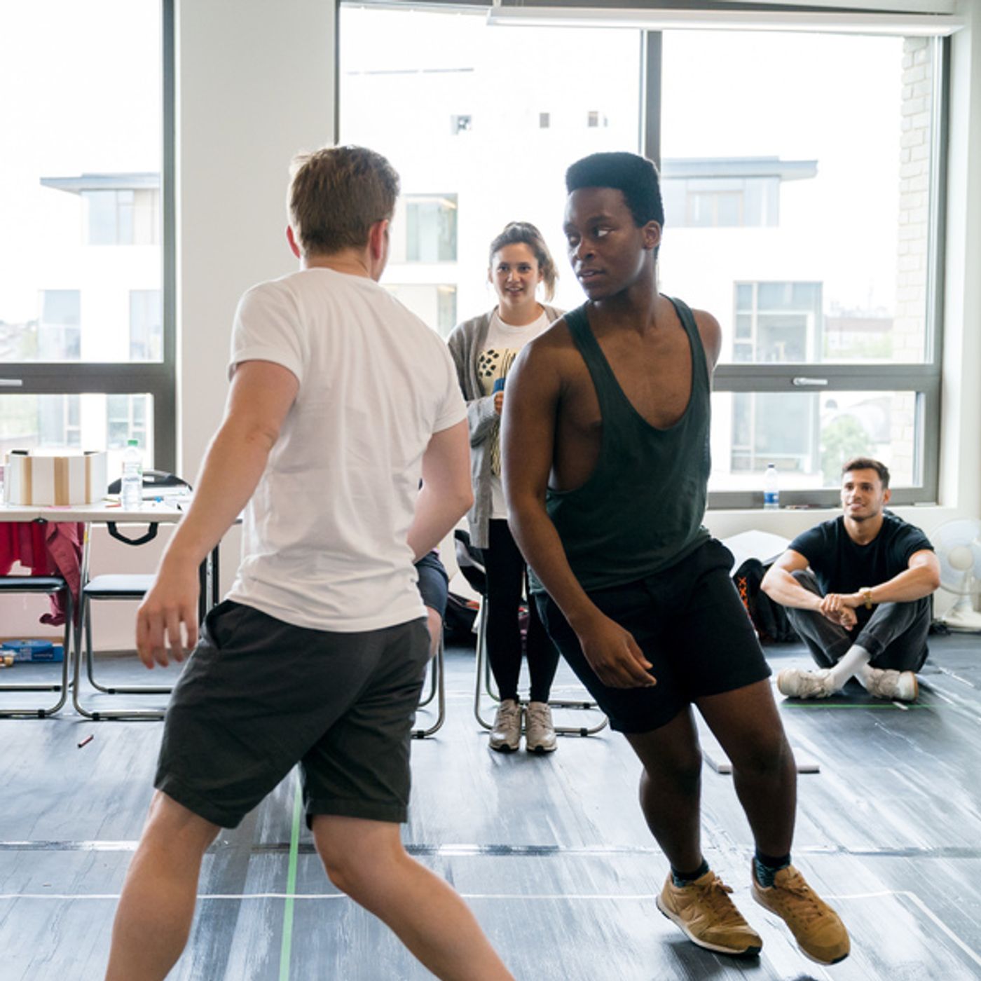 Photo Flash: Inside Rehearsal For HOMOS, OR EVERYONE IN AMERICA at the Finborough Theatre  Image