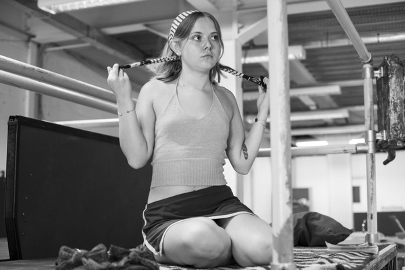 Photo Flash: Inside Rehearsal For THE RISE AND FALL OF LITTLE VOICE at Park Theatre  Image