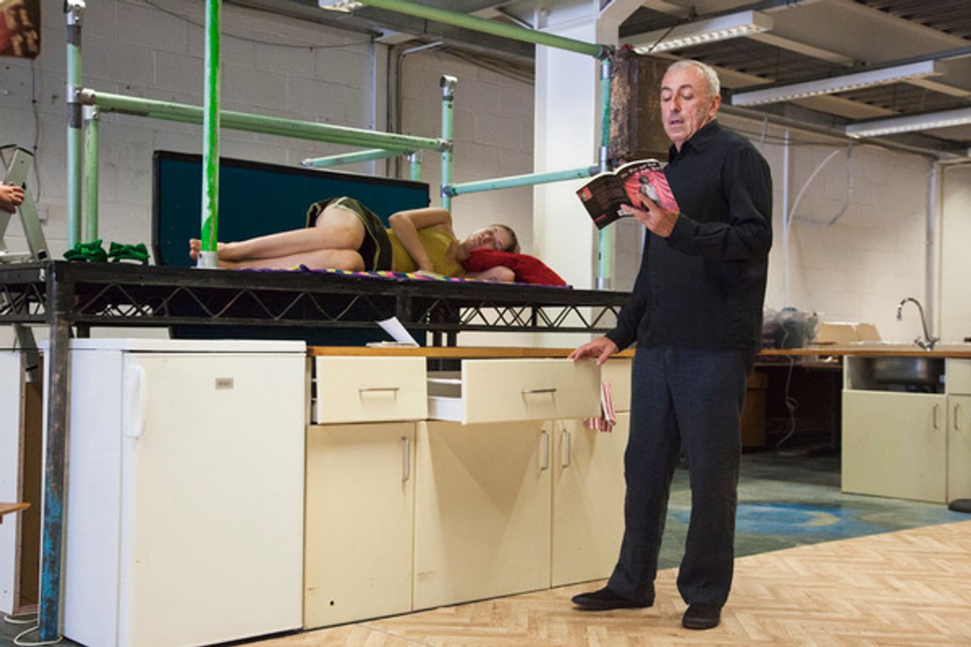 Photo Flash: Inside Rehearsal For THE RISE AND FALL OF LITTLE VOICE at Park Theatre  Image