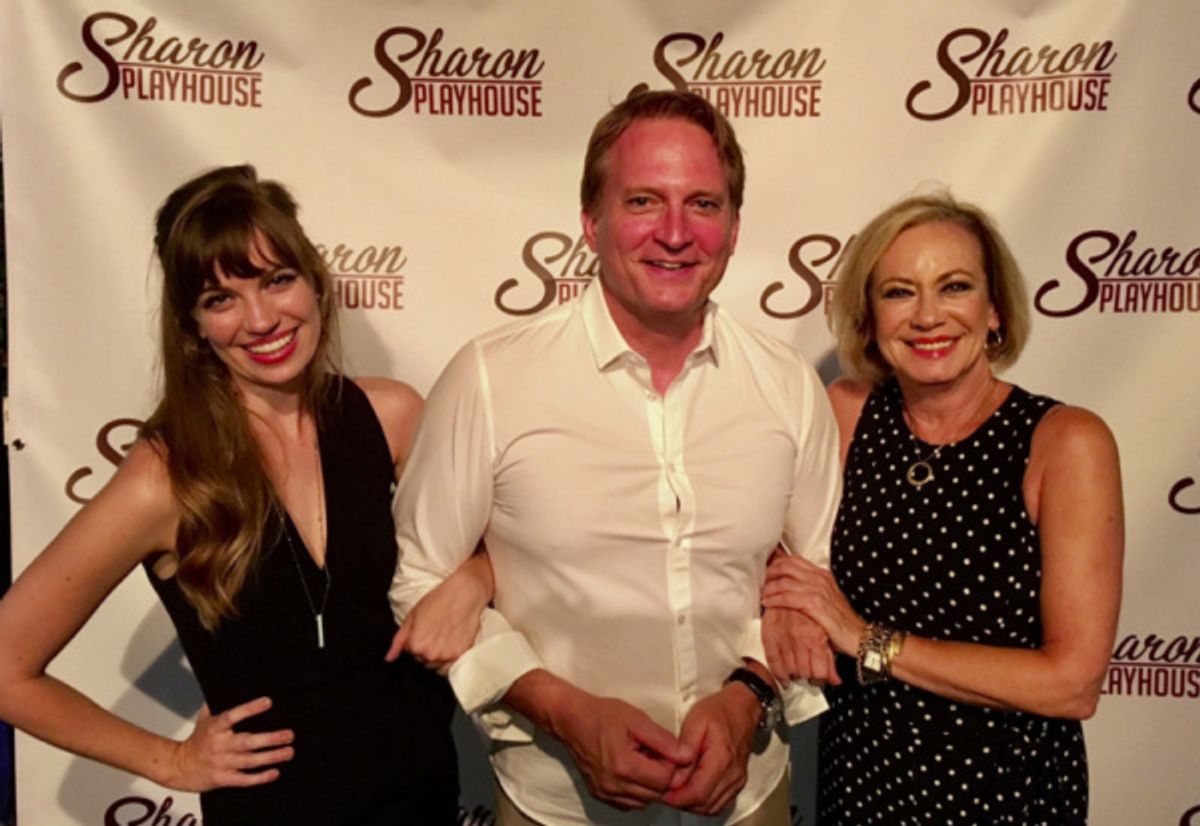 Rebecca Turner, Rex Smith, Sue Cella at 