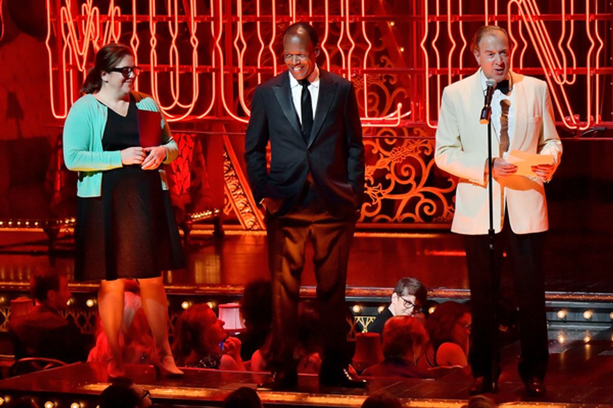 Joyce Linehan, Dr. Lee Pelton, and Mark Cornell at 