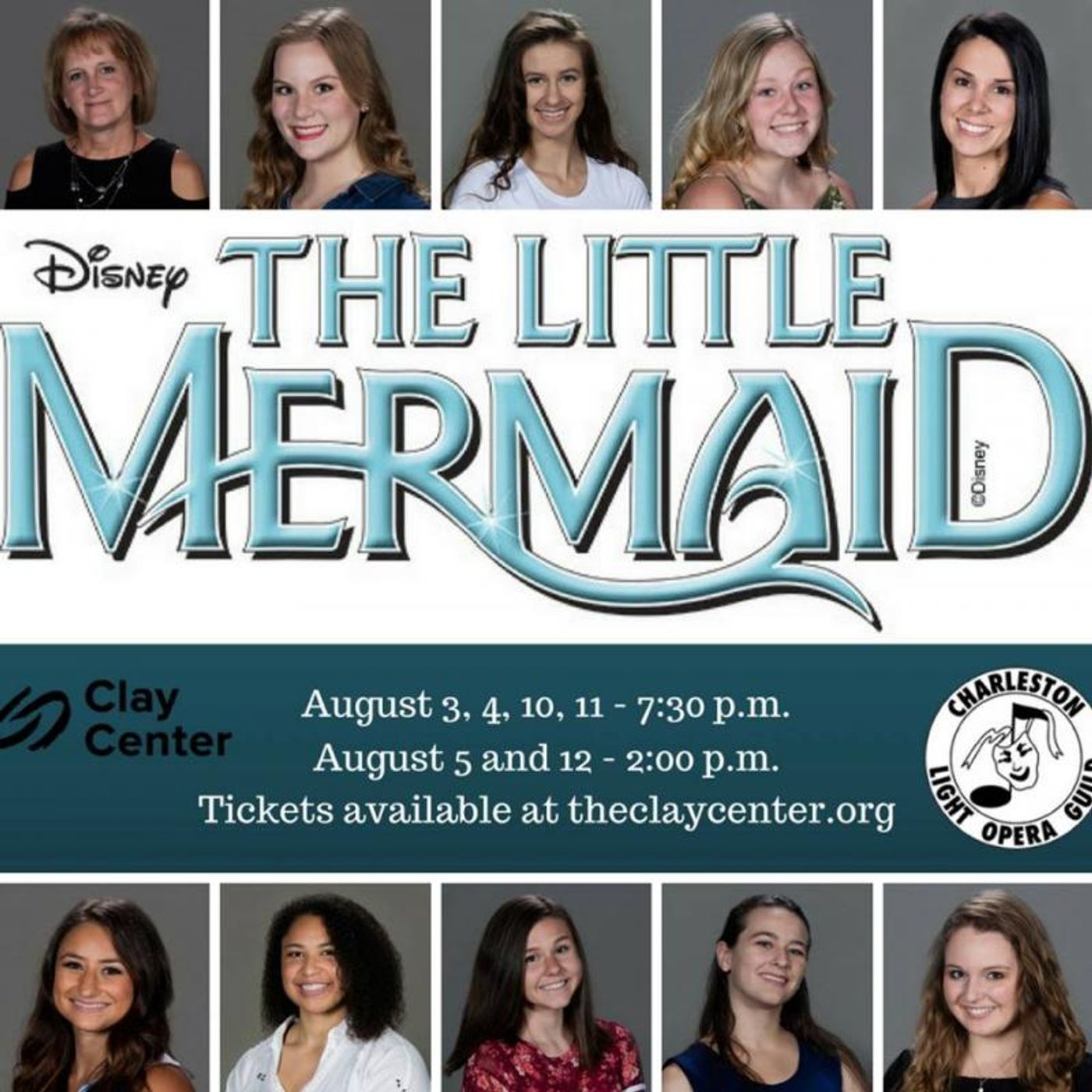 Feature: The Charleston Light Opera Guild Presents THE LITTLE MERMAID at The Clay Center Theater  Image