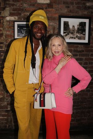 Jeremy O. Harris and Faye Dunaway @ BroadwayWorld Jeremy O. Harris and Faye Dunaway Photo